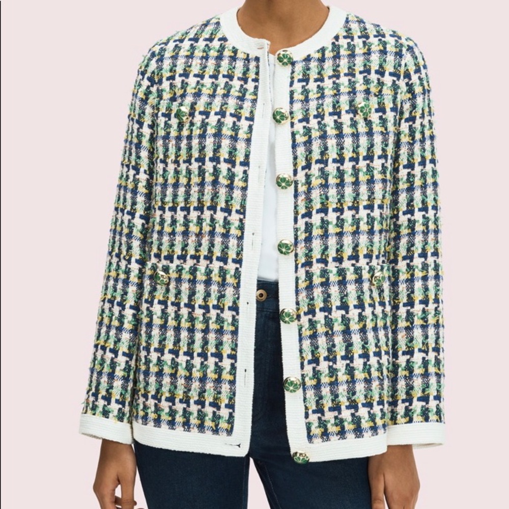 Kate Spade Metalic Tweed Jacket
